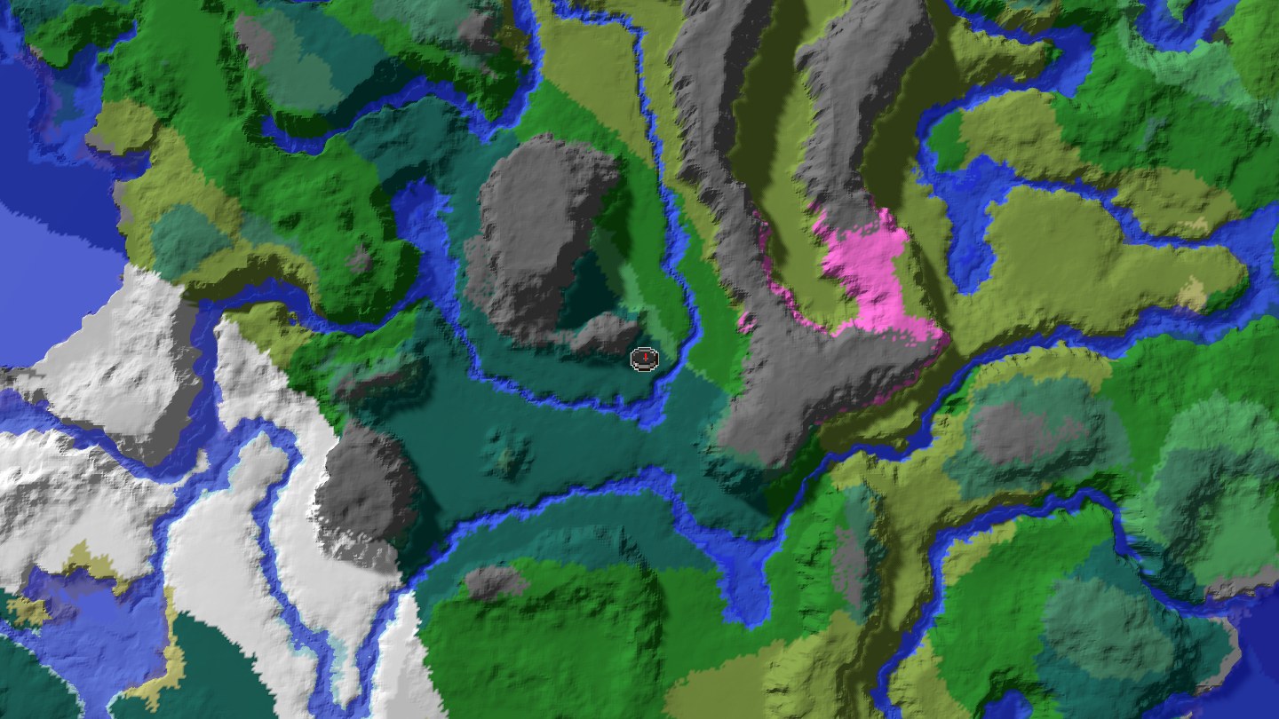 Aerial Minecraft seed map — So, my friend rolled this seed for our server, and today we learned that the che