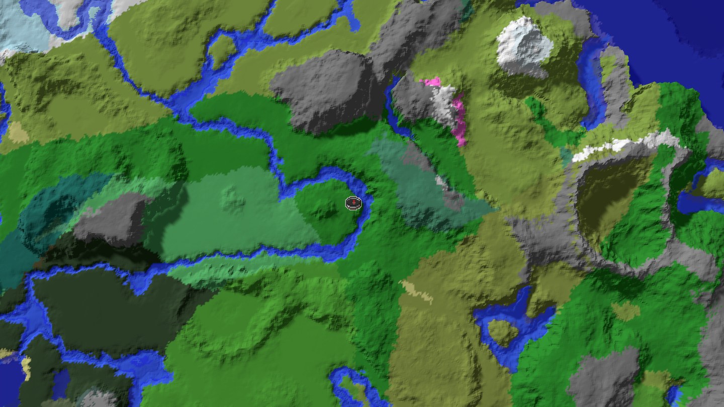 Aerial Minecraft seed map — I've been seedfinding for close to 3 years now, this may be the craziest seed I'