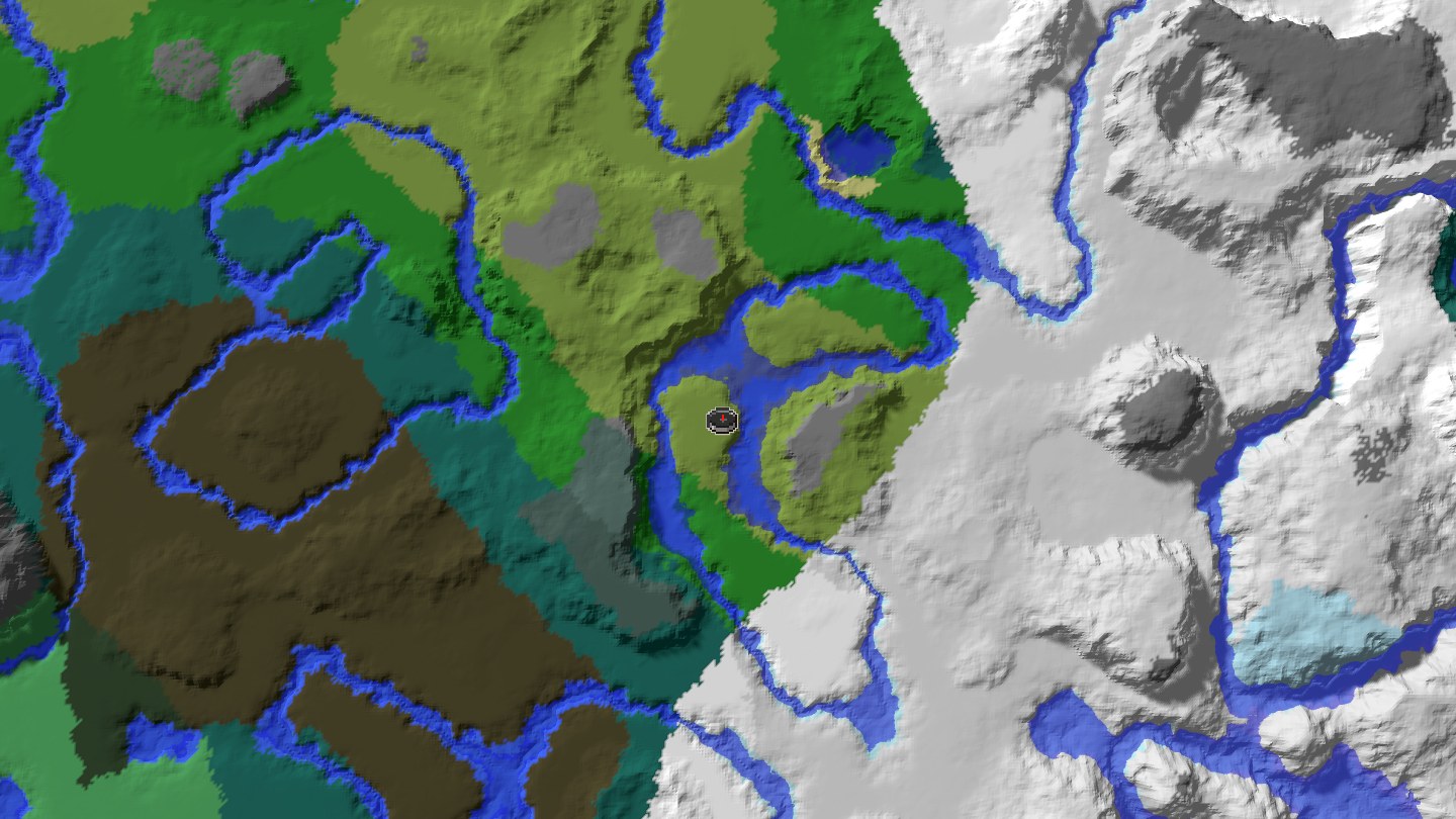 Aerial Minecraft seed map — Java 1.21 village and double blacksmith starter seed [1000036]