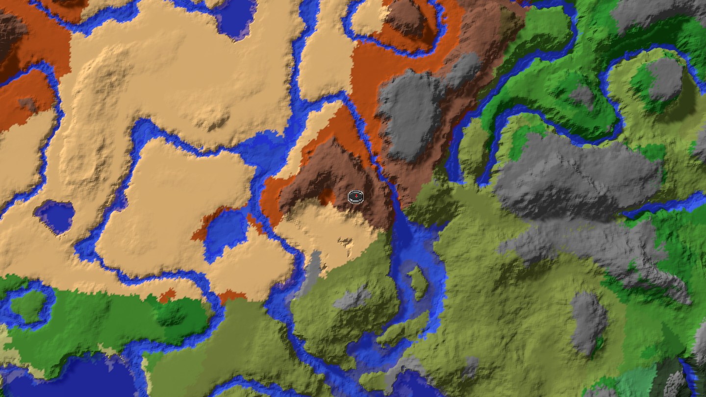 Aerial Minecraft seed map — Java 1.21.1 Reddit seed for terrain scouting [2807647896462311825]