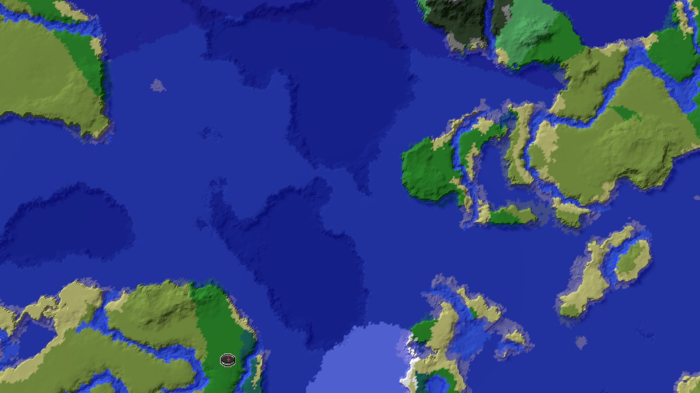 Aerial Minecraft seed map — Java 1.21 double plains village seed for iron and cave starts [70400936656016602