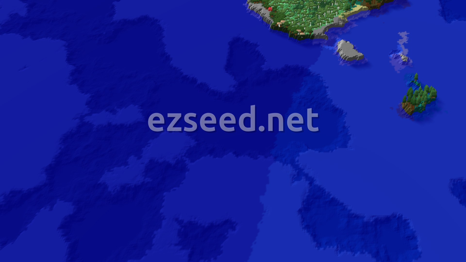 Aerial Minecraft seed map — Old Growth Birch Forest Spawn with Lush Caves