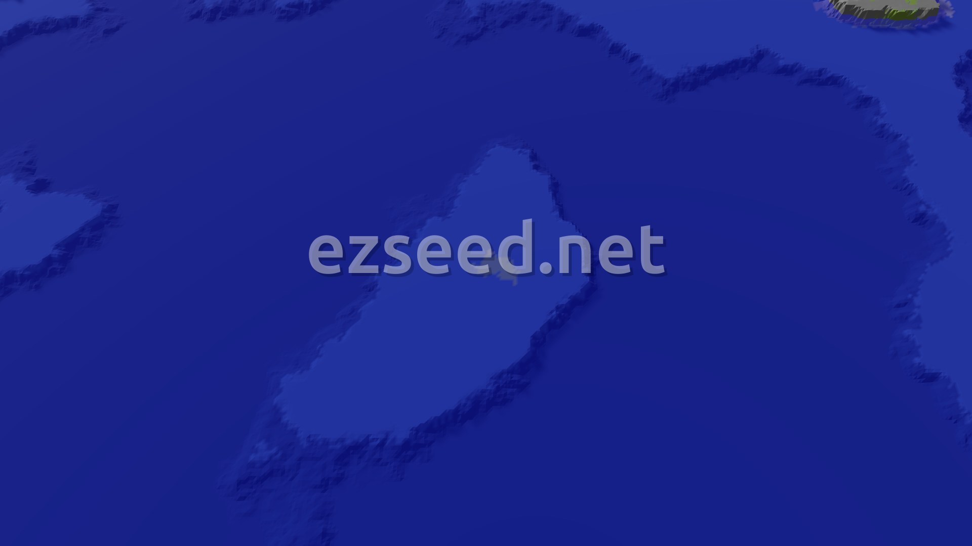Aerial Minecraft seed map — A Modest Start with Hidden Aquatic Treasures