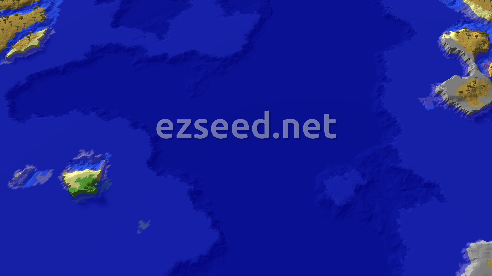 Aerial Minecraft seed map — Jungle Spawn with Nearby Shipwreck and Trial Chambers