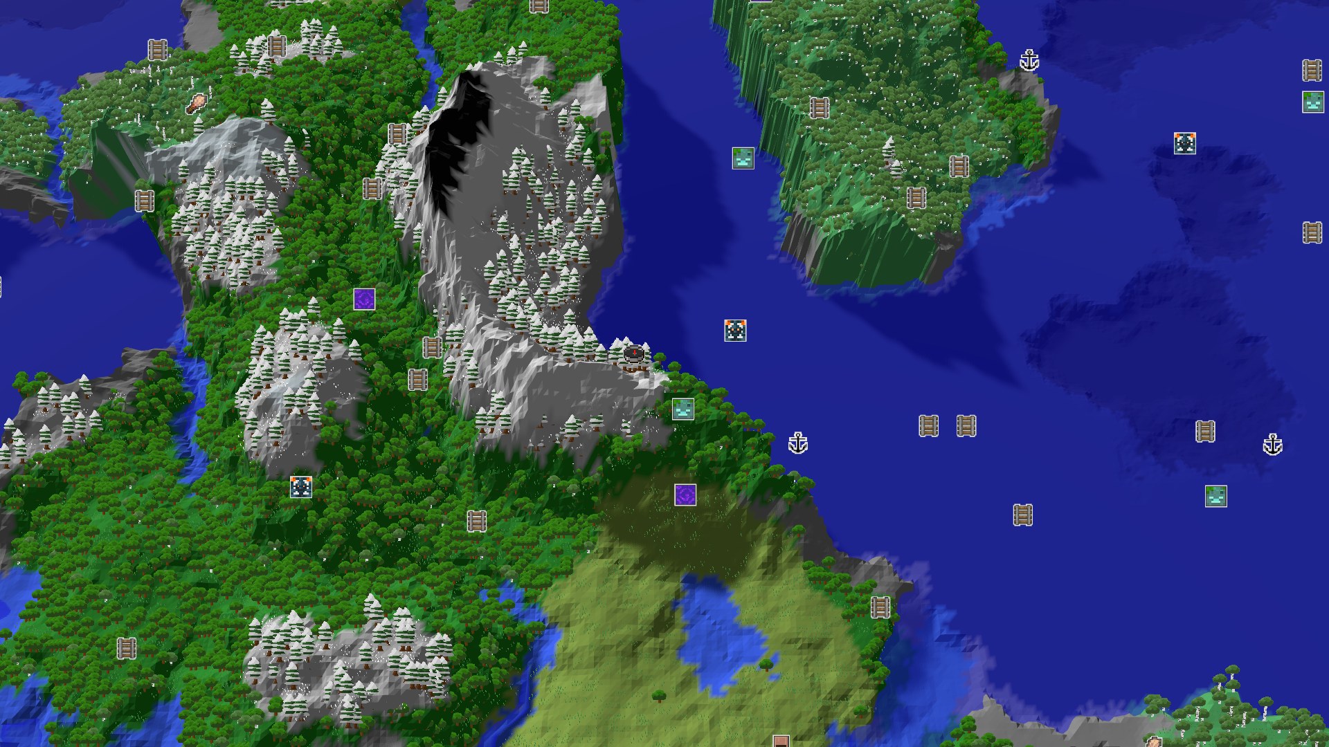 Minecraft spawn on seed 54566591155505424