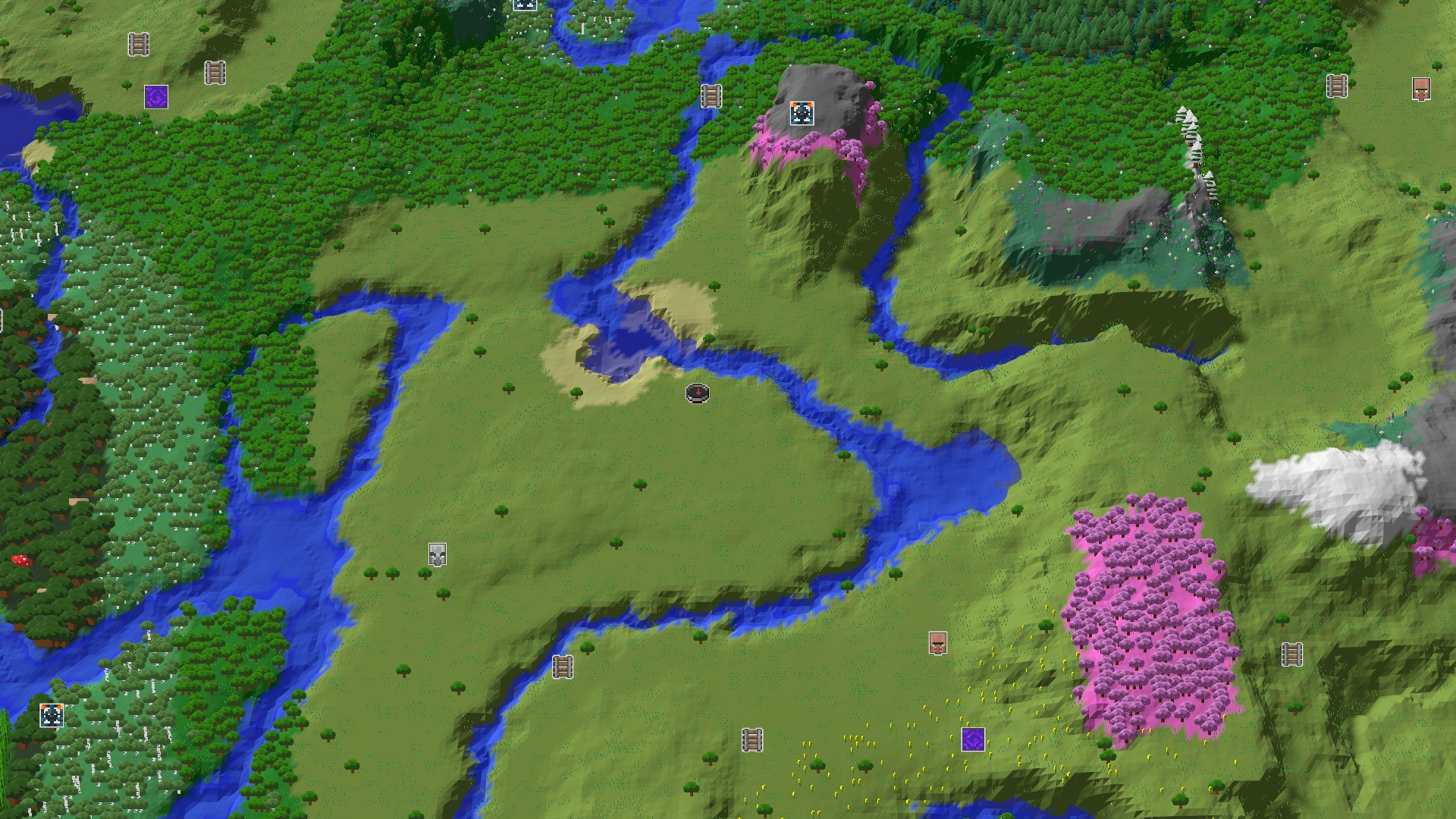 Minecraft spawn on seed 6416125954217004469
