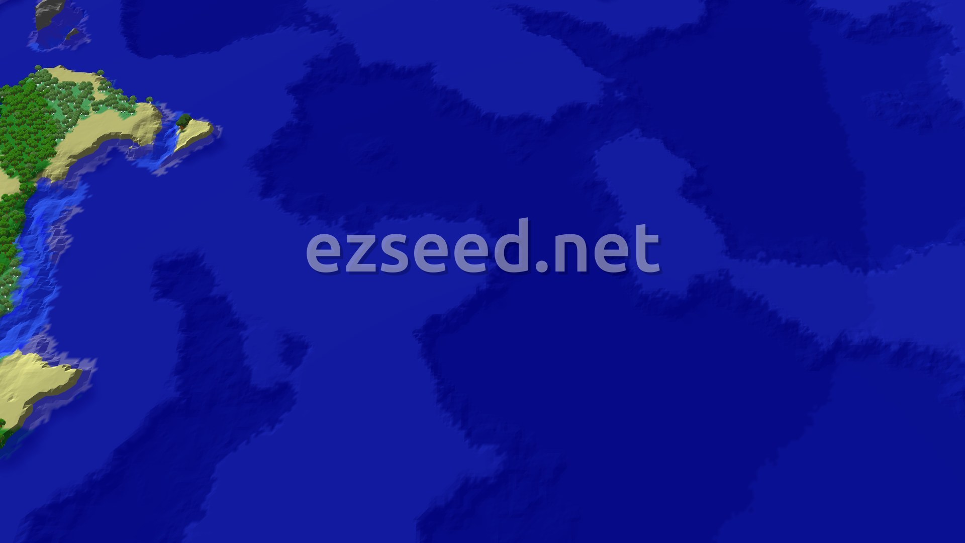 Aerial Minecraft seed map — Trial Chambers and Ocean Monuments at Your Fingertips