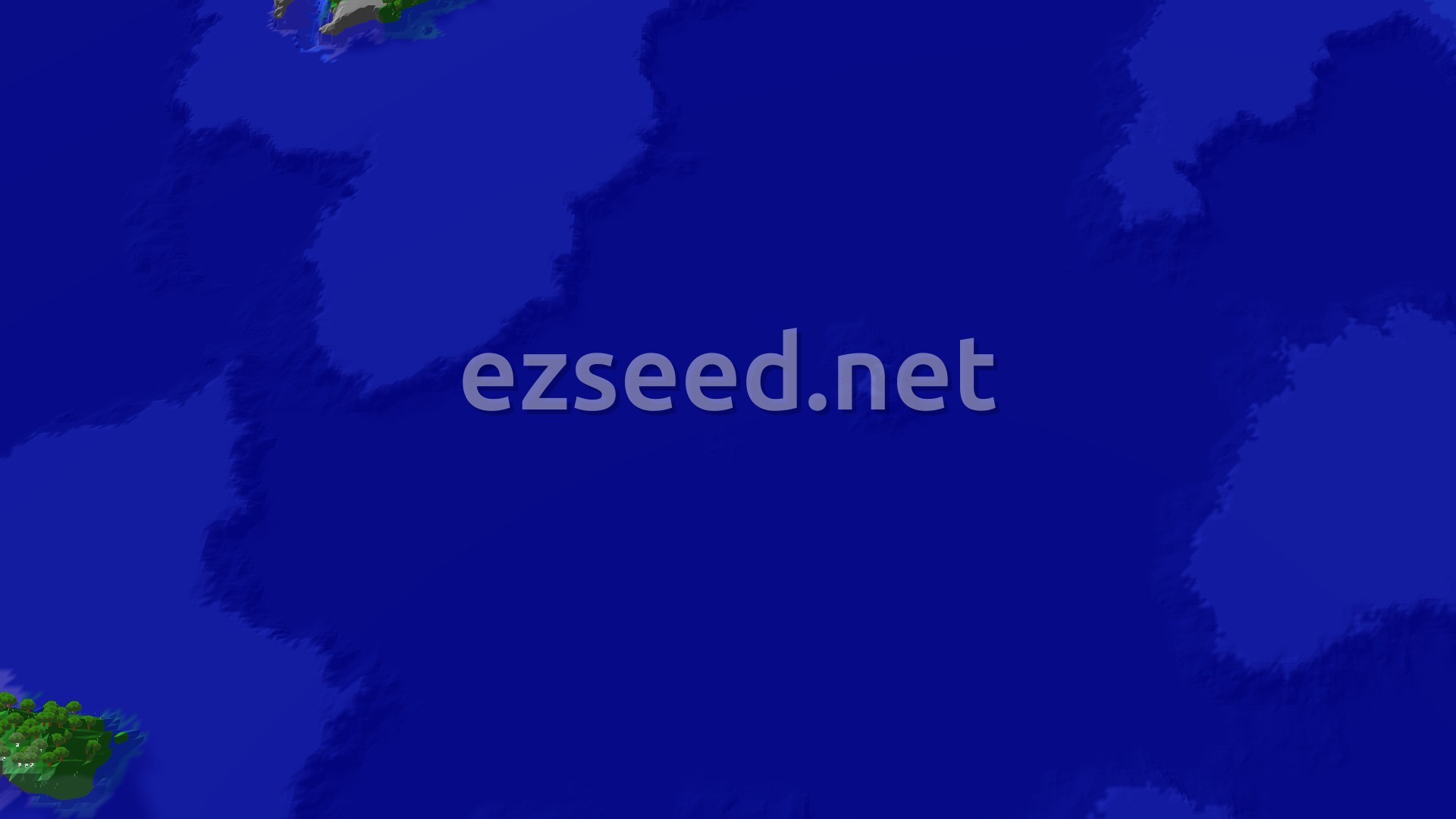 Aerial Minecraft seed map — Bamboo Jungle and Old Growth Birch Forest Near Spawn