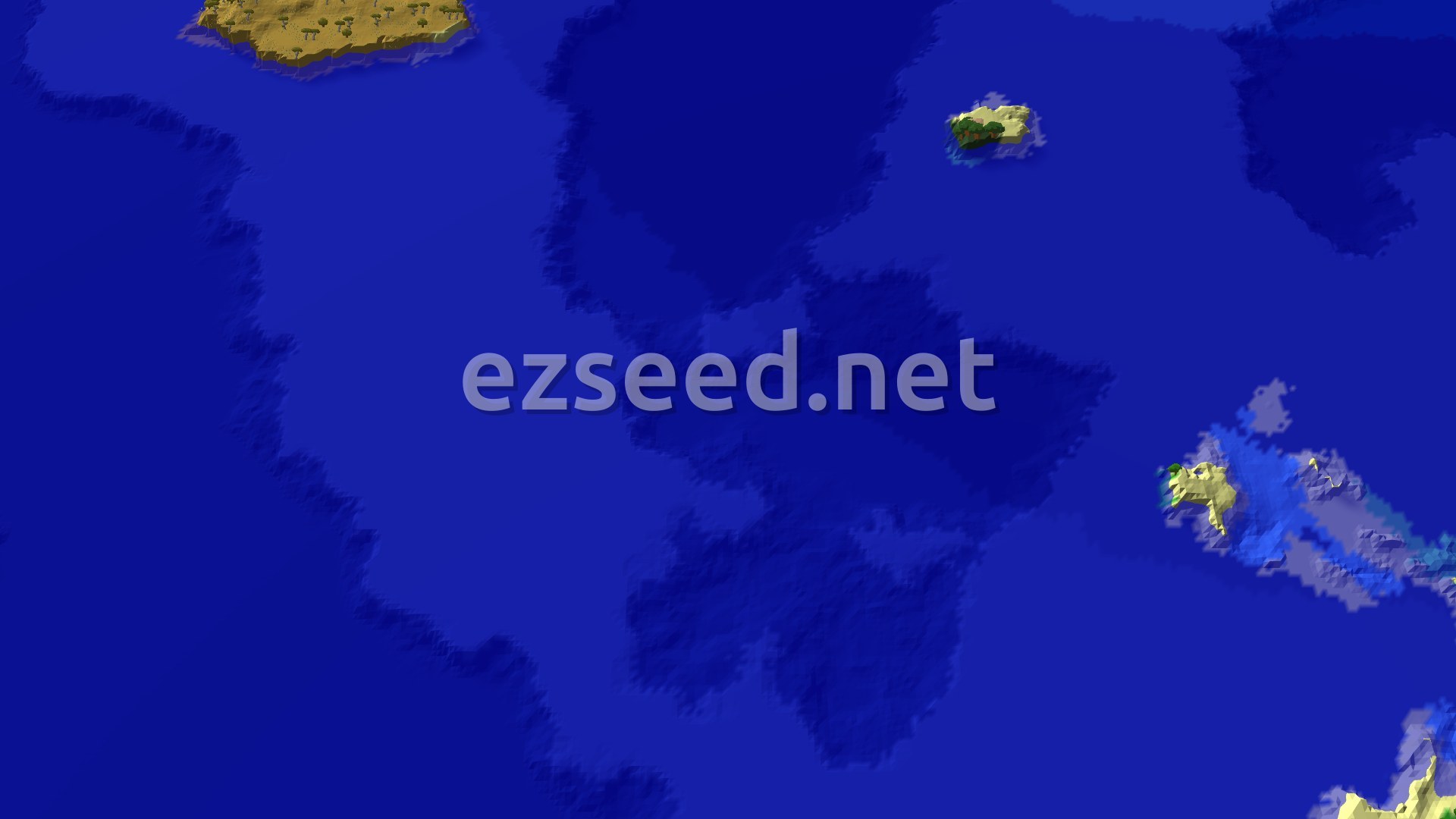 Aerial Minecraft seed map — Jungle Spawn with Nearby Peaks and Coastal Exploration