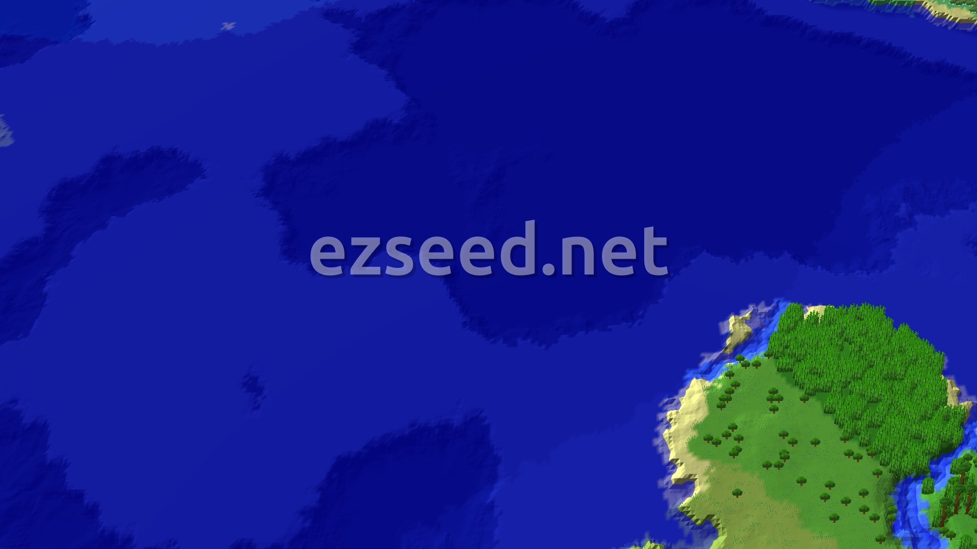 Aerial Minecraft seed map — Spawn Near Jungle and Badlands With Lush Caves