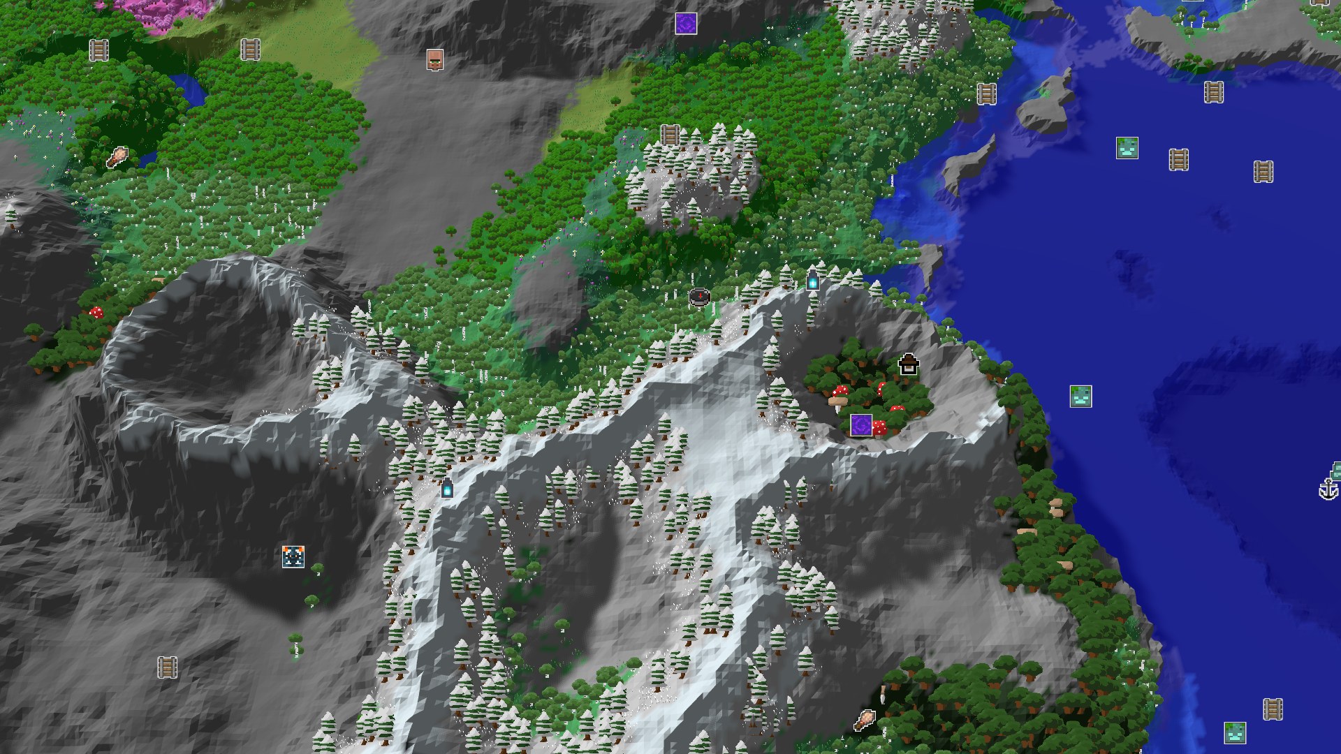 Minecraft spawn on seed -3109752165729791431