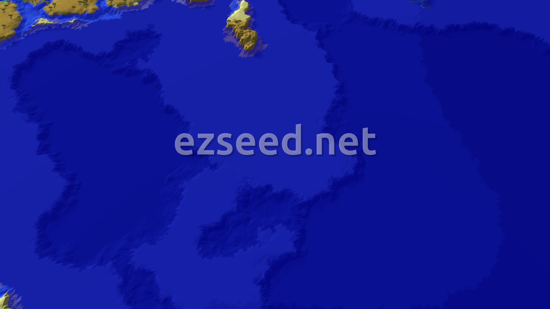Aerial Minecraft seed map — Savanna Start with Nearby Shipwreck and Trial Chambers