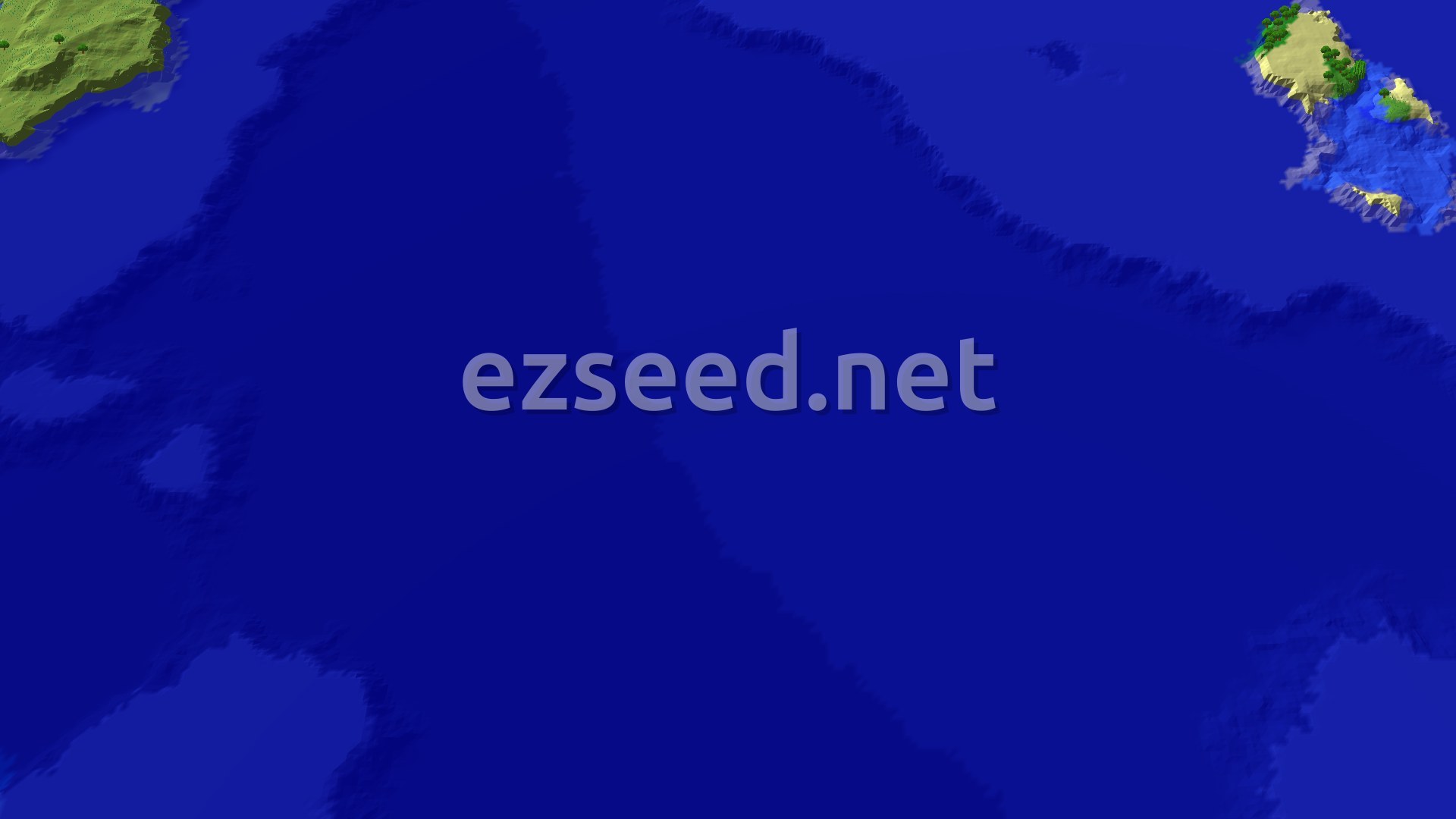 Aerial Minecraft seed map — Forest Spawn with a Close Trial Chambers
